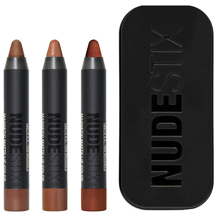 Nudestix Nude Lips Mini Set - Dárková sada dekorativní kosmetiky na rty 90`s