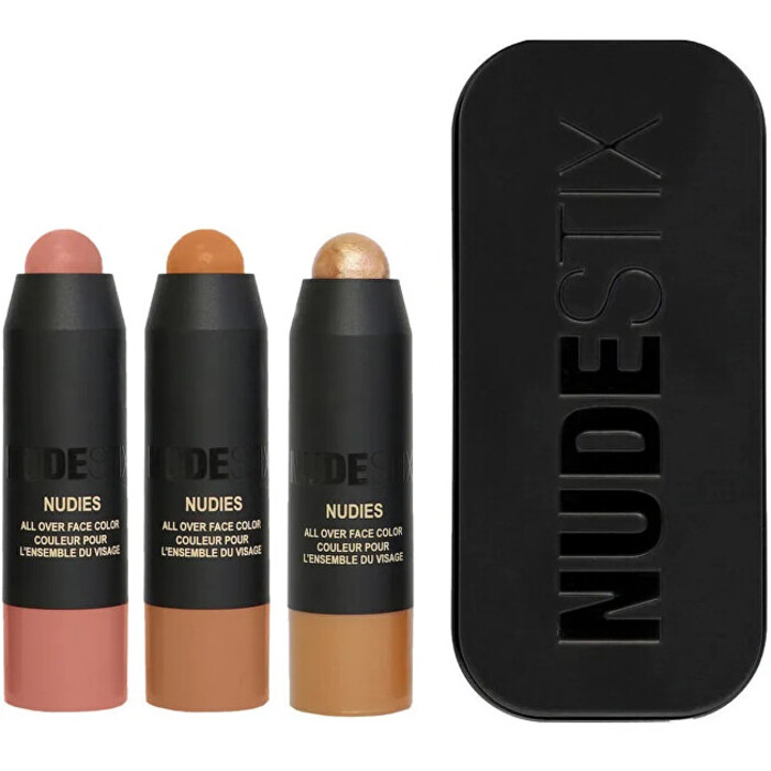 Nudestix Soft & Warm Nudes Mini Set - Dárková sada dekorativní kosmetiky