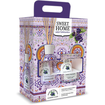 Elderberry Flowers Set - Dárková sada aroma difuzéru se svíčkou