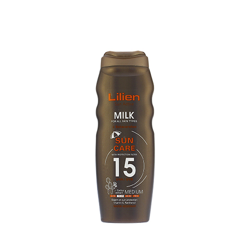 Lilien Lilien Sun Active Milk SPF 15 - Opalovací mléko 200 ml