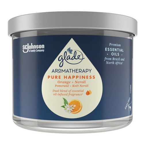 Aromatherapy Candle Pure Happiness Candle - Vonná svíčka s vůní pomeranče a neroli