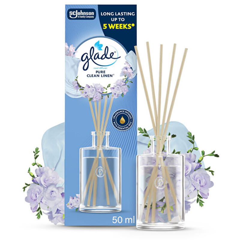 Reeds Pure Clean Linen - Tyčinkový difuzér