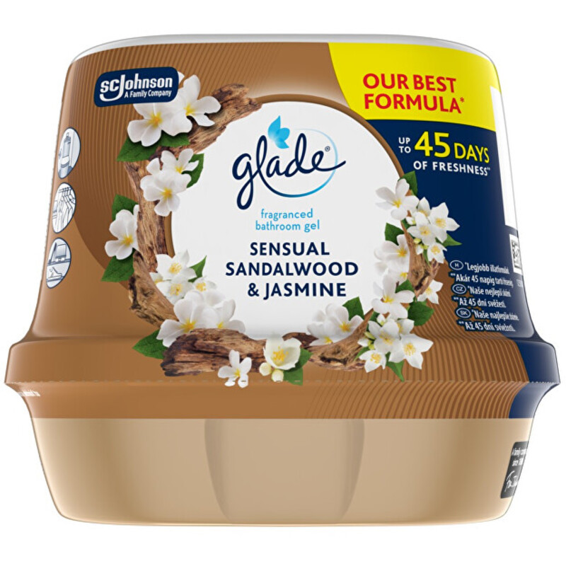 Sensual Sandalwood & Jasmine Gel - Vonný gel do koupelny