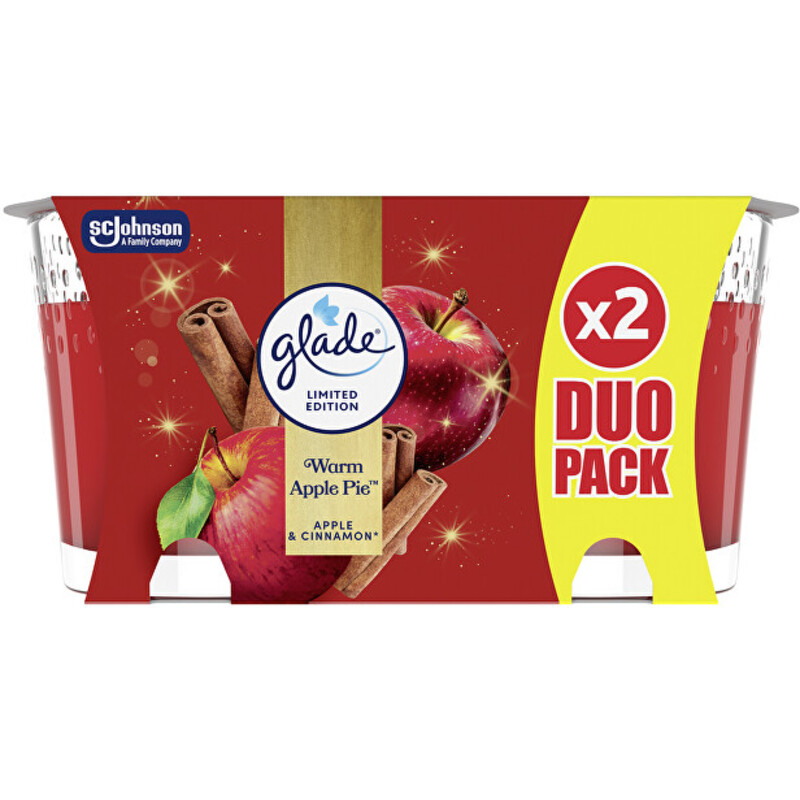 Warm Apple Pie Candle Duo - Sada vonných svíček