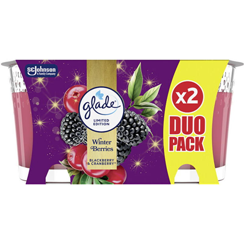 Winter Berries Duo Candle - Sada vonných svíček