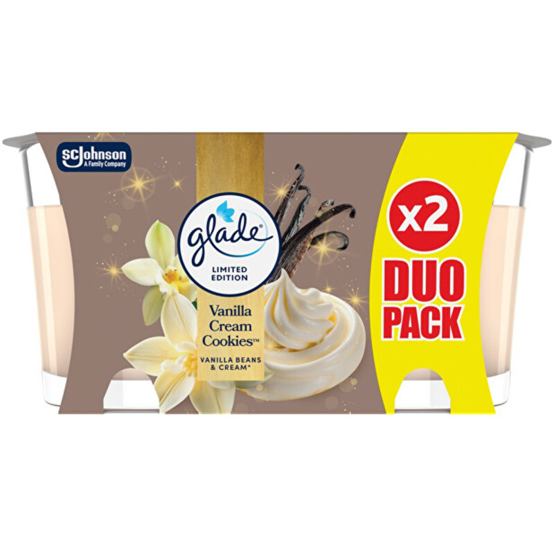 Vanilla Cream Cookies Candle Duo - Sada vonných svíček