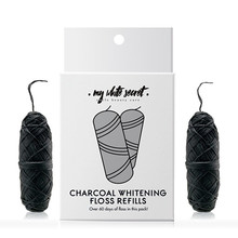 Charocal Whitening Floss ( náhradní náplň ) - Dentální nit s aktivním uhlím 2 x 30 m