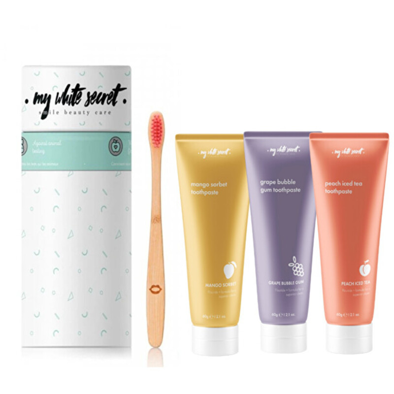 Smile Beauty Care Set - Sada ovocných past + kartáček