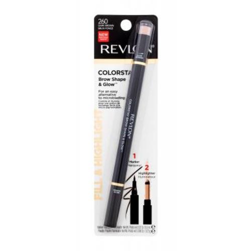Revlon Professional Colorstay Brow Shape & Glow Fix - Ultra jemný fix na obočí s rozjasňovačem 0,83 g - 280 Medium Brown