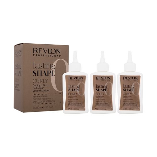 Revlon Lasting Shape Curly Curling Lotion Resistant Hair 0 trvalá ondulace 3 x 100 ml