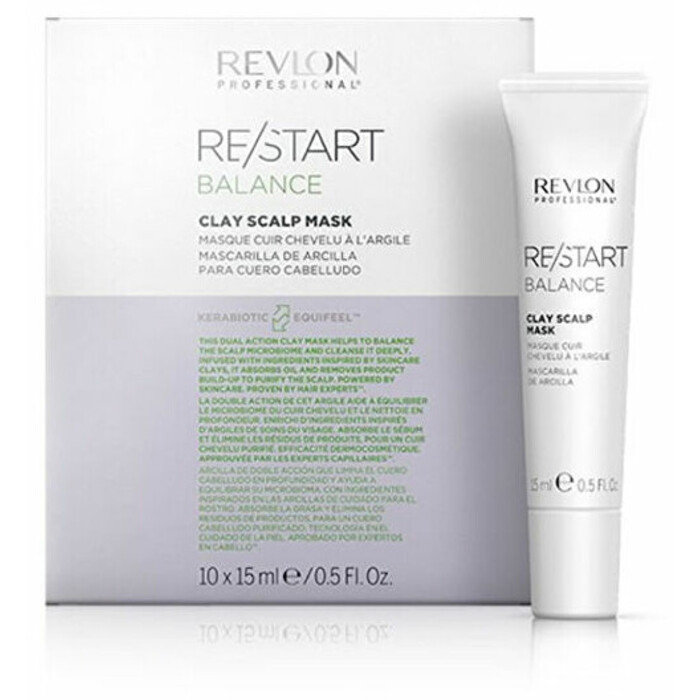 Revlon Restart Balance Clay Scalp Mask 10 x 15 ml