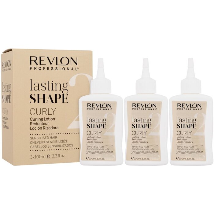 Revlon Lasting Shape Curly Curling Lotion Sensitised Hair 2 trvalá ondulace pro citlivé vlasy 3 x 100 ml