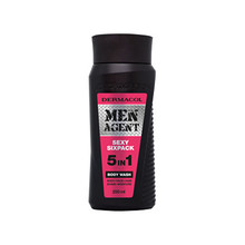 Sexy Sixpack Men Agent Body Wash - Sprchový gel pro muže 5v1 