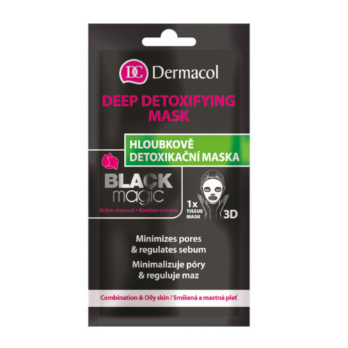 Black Magic Deep detoxifying Mask - Textilné hĺbkovo detoxikačná maska