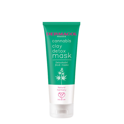 Dermacol Cannabis Clay Detox Mask - Detoxikační jílová maska s konopným olejem 100 ml