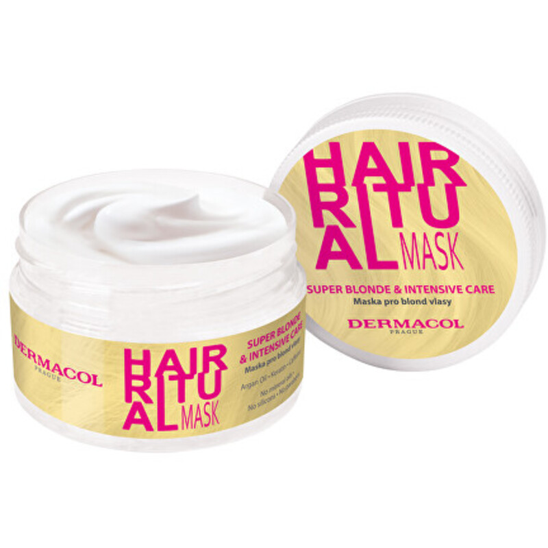 Hair Ritual Super Blonde & Intensive Care Mask - Rozjasňujúca maska pre blond vlasy