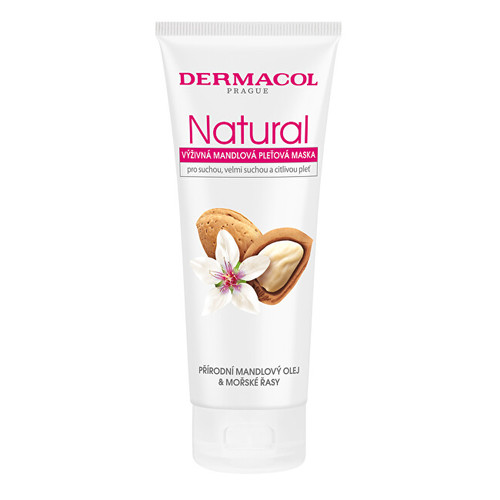 Dermacol Natural Almond Face Mask - Vyživující mandlová pleťová maska 100 ml