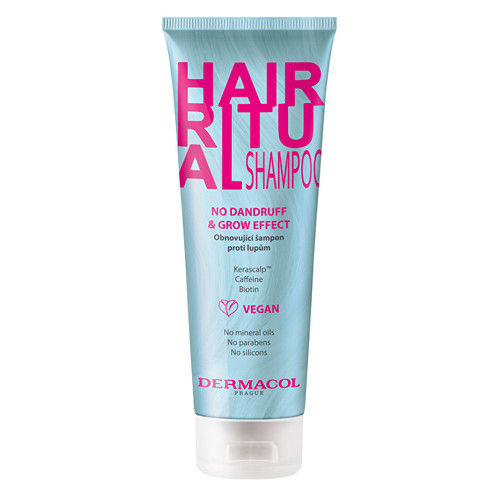 Dermacol Hair Ritual No Dandruff & Grow Effect Shampoo - Obnovující šampon proti lupům 250 ml