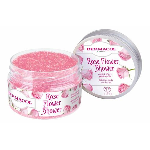 Dermacol Flower Care Delicious Body Scrub ( Rose ) - Opojný tělový peeling Růže 200 g