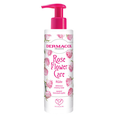 Flower Care Delicious Creamy Soap ( Růže ) - Opojné krémové mýdlo na ruce