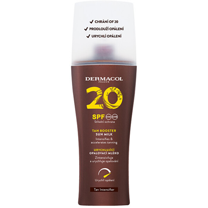 Tan Booster SPF 20 - Ochranné mlieko na urýchlenie opálenia
