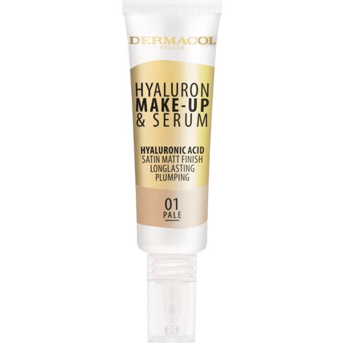Dermacol Hyaluron Make-Up & Serum - Make-up 25 g - 01 Pale