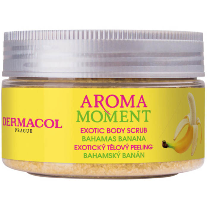 Aroma Moment Bahamas Banana Exotic Body Scrub - Cukrový peeling s banánovou vůní