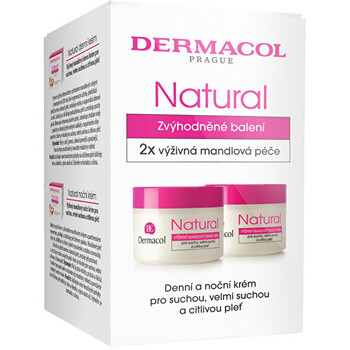 Natural Almond Day & Night Duopack - Dárková sada mandlového denního a nočního krému