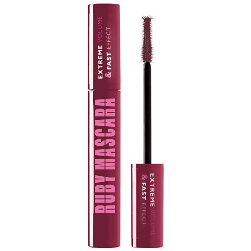 Ruby Mascara Extreme Volume & Fast Effect - Barevná řasenka 12,6 ml