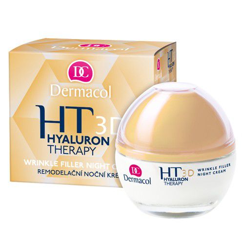 Dermacol Hyaluron Therapy 3D Wrinkle Filler Night Cream - Remodelační noční krém 50 ml