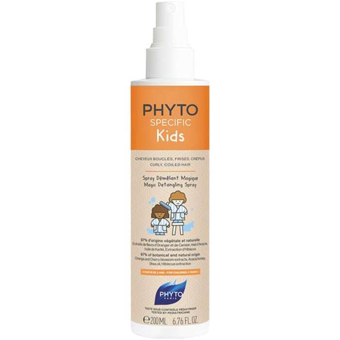 PhytoSpecific Kids Magic Detangling Spray - Sprej pro snadné rozčesání vlasů pro vlnité a kudrnaté vlasy