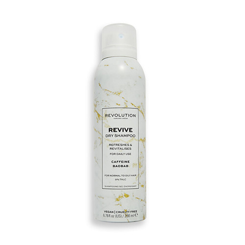 Revolution Haircare Revive Dry Shampoo ( normální a mastné vlasy ) - Suchý šampon 200 ml