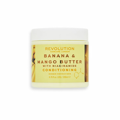 Revolution Haircare Banana + Mango Butter with Niacinamide Conditioning Hair Mask - Maska na vlasy 200 ml