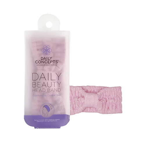 Daily Concepts Head Band ( Pink ) - Kosmetická čelenka 1 ks