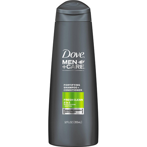 Dove Men+Care Fresh Clean Fortifying Shampoo+Conditioner - Šampon 2v1 pro muže 400 ml