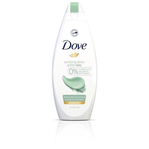 Dove Purifying Detox Shower Gel - Sprchový gel se zeleným jílem 500 ml