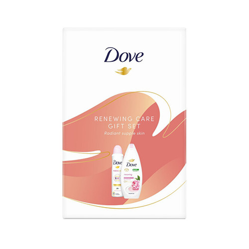 Dove Renewing sprchový gel 250 ml + deospray Invisible Care 150 ml dárková sada