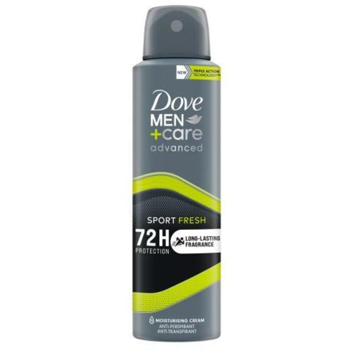 Dove Men + Care Advanced Sport Fresh Anti-Perspirant - Antiperspirant ve spreji 150 ml