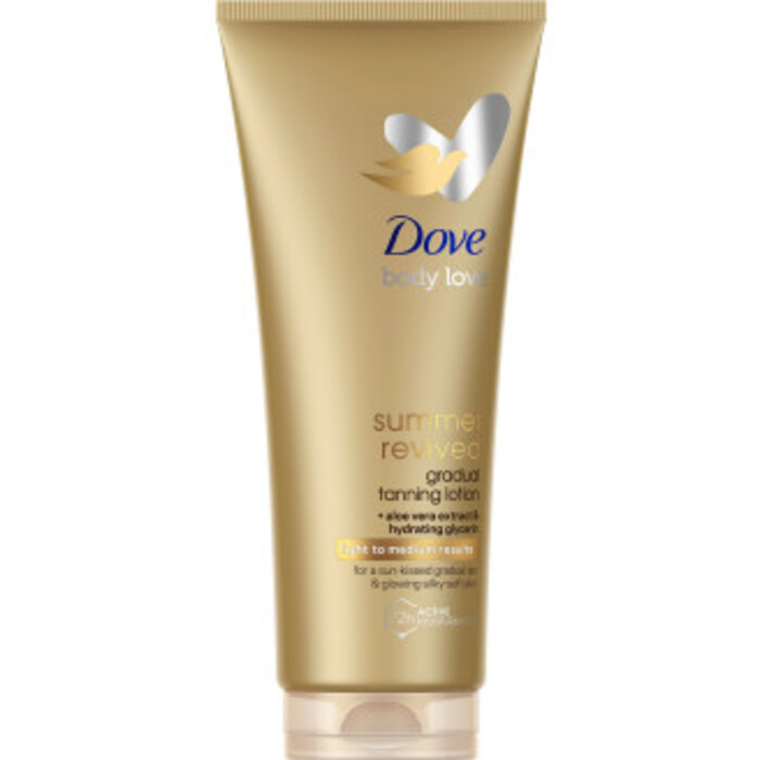 Dove Body Love Summer Revived Gradual Tanning Lotion - Samoopalovací tělové mléko 200 ml - Medium to Dark
