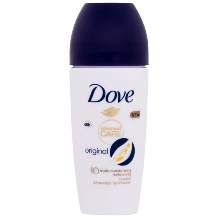 Dove Advanced Care Original 48h Antiperspirant - Antiperspirant s 48 hodinovou ochranou před potem a zápachem 50 ml