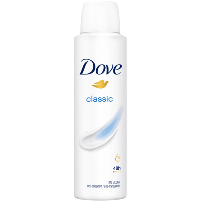 Dove Classic Antiperspirant - Antiperspirant pro ženy 150 ml
