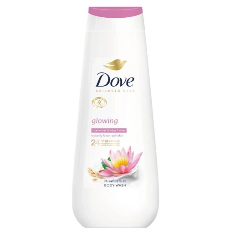 Glowing Advanced Care Shower Gel - Sprchový gel s rýžovou vodou a vůní lotosu