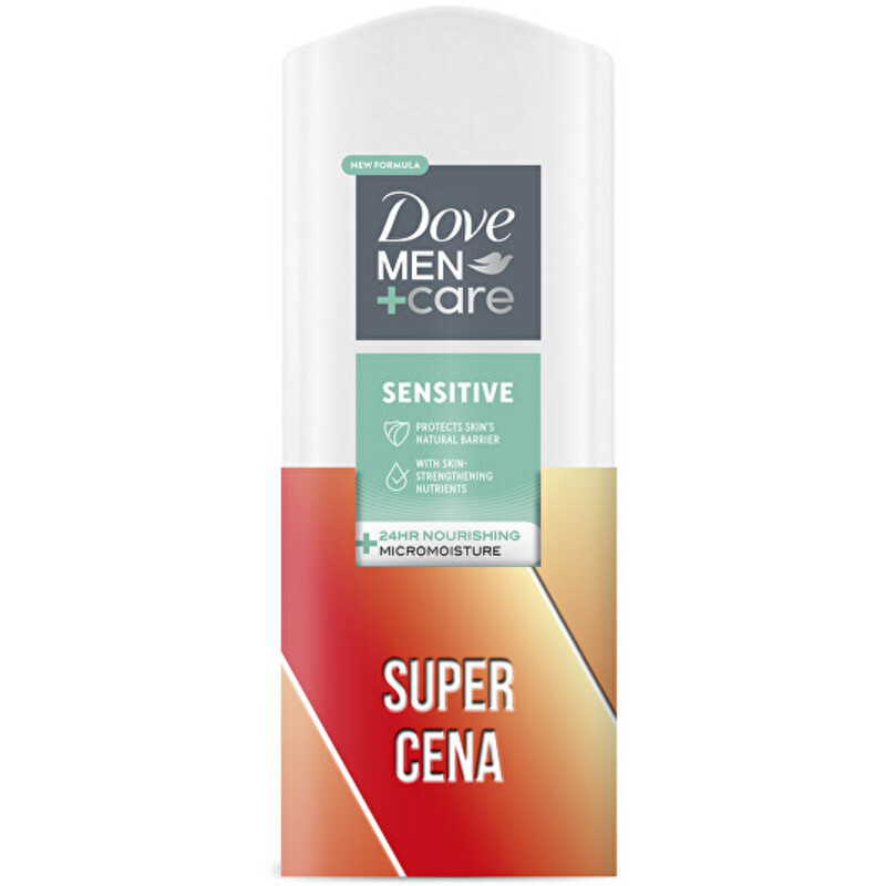 Men+Care Sensitive 3 in 1 Shower Gel - Sprchový gel na tělo, obličej a vlasy