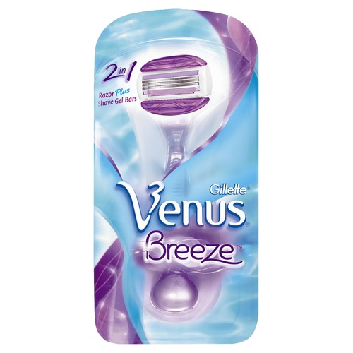 Gillette Venus Breeze - Dámský holicí strojek + 2 Náhradní hlavice