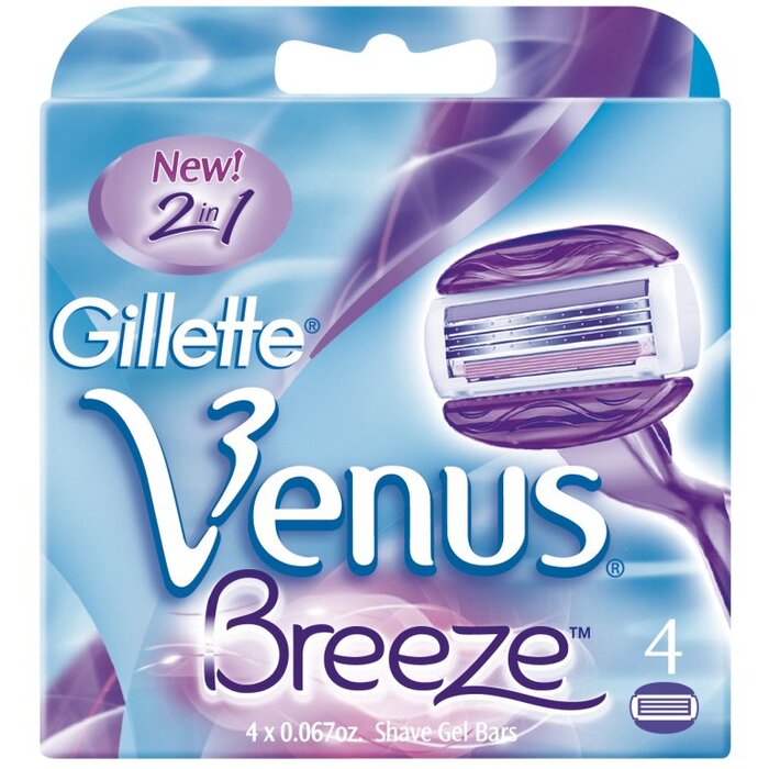 Gillette Venus Breeze - Náhradní hlavice 4 ks