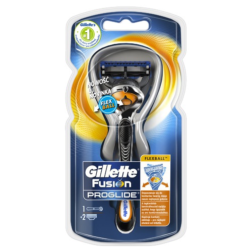 Gillette Fusion Proglide Flexball - Holicí strojek pro muže + 2 hlavice