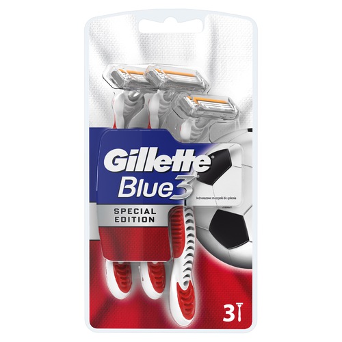 Gillette Blue3™ Red & White edice - Jednorázová holítka 6 ks