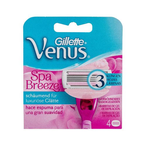 Gillette Venus Breeze Spa - Náhradní hlavice 4 ks