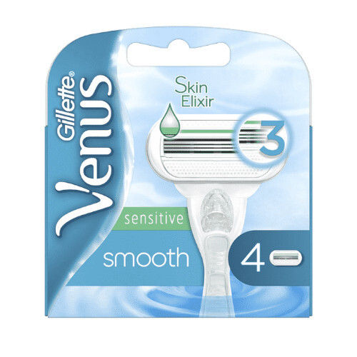 Venus Smooth Sensitive (4 ks) - Náhradné hlavice