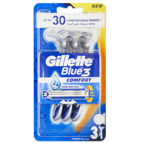 Gillette Blue3 Comfort - Pohotová holítka 8 ks
